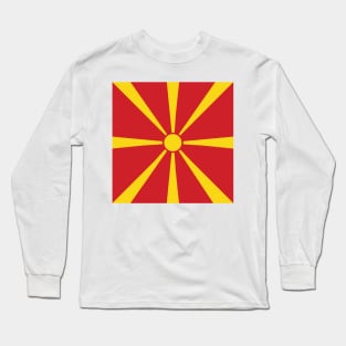 Macedonia flag Long Sleeve T-Shirt